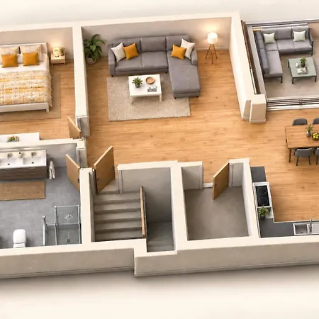 Appartement Vyne - Dachterrasse - Grill - Parkplatz *