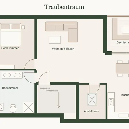 Vyne - Dachterrasse - Grill - Parkplatz Appartement *